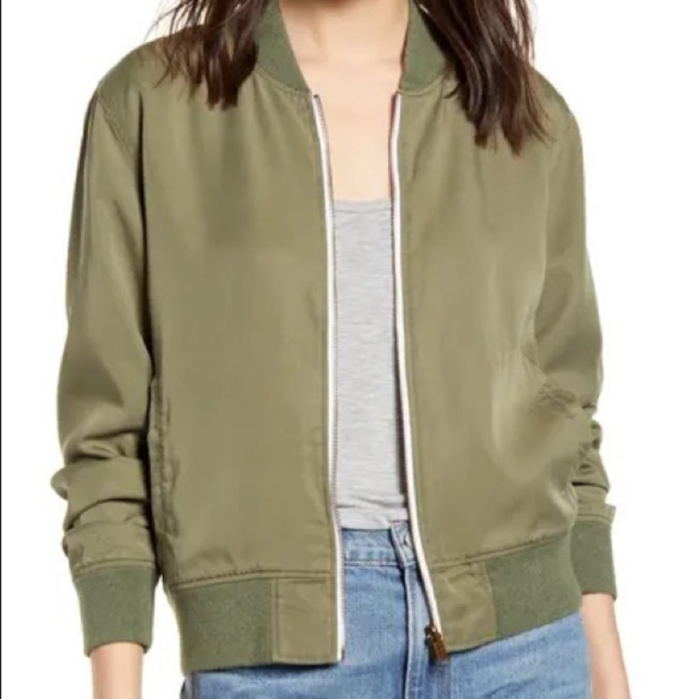 Faherty reversible bomber jacket size large